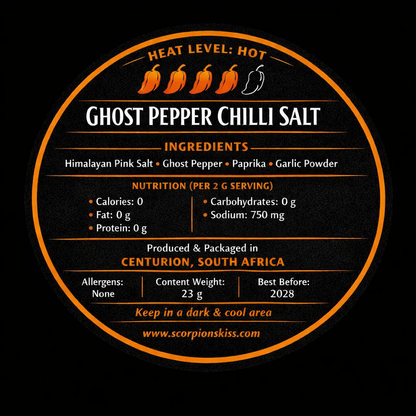 Scorpions Kiss Ghost Pepper Chilli Salt